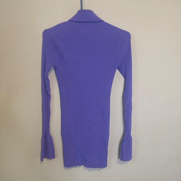 ALC Eleanor Cardigan Sweater Top Amethyst Purple Pristine XS - Picture 5 of 5